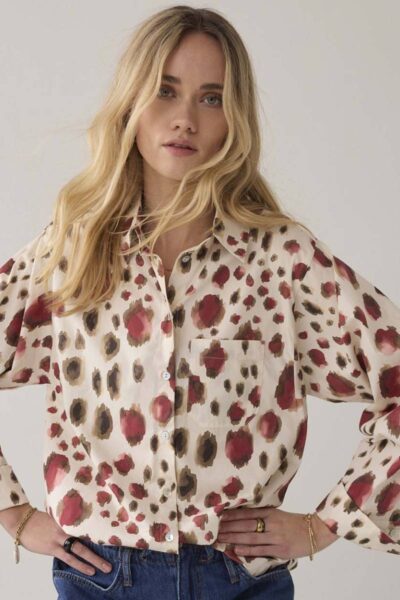 Blouse animal print multicolour Summum