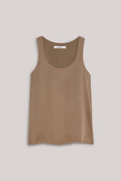 Singlet silky touch dark clay Summum