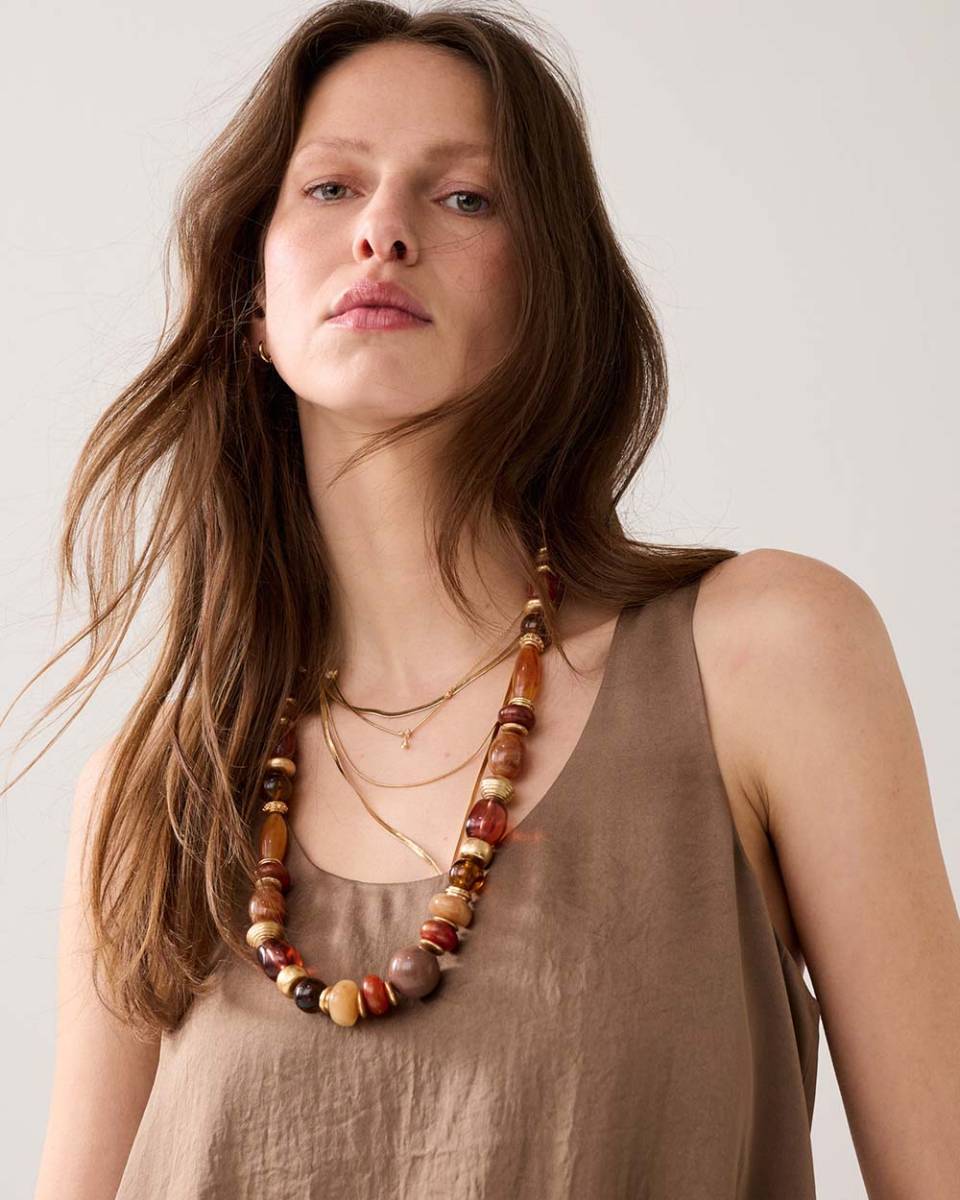 Singlet silky touch dark clay Summum - Afbeelding 3