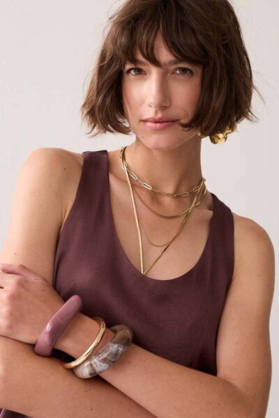 Singlet silky touch deep fig Summum