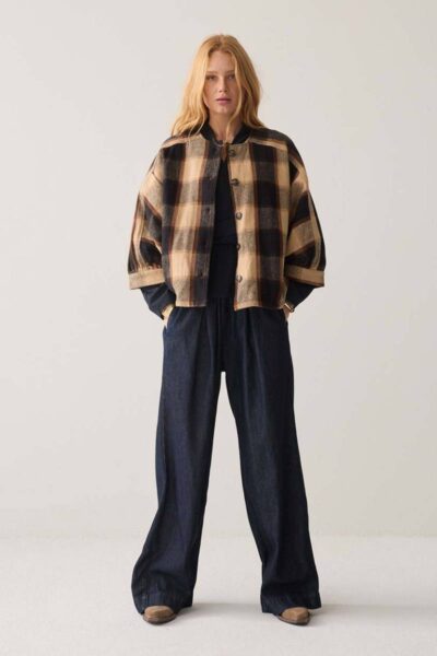 Jacket heavy check multicolour Summum