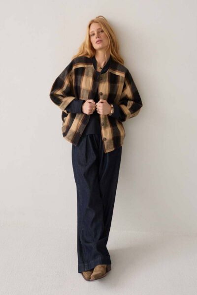 Jacket heavy check multicolour Summum