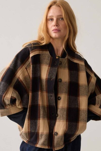 Jacket heavy check multicolour Summum