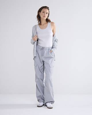 Rib tanktop cotton mist Summum