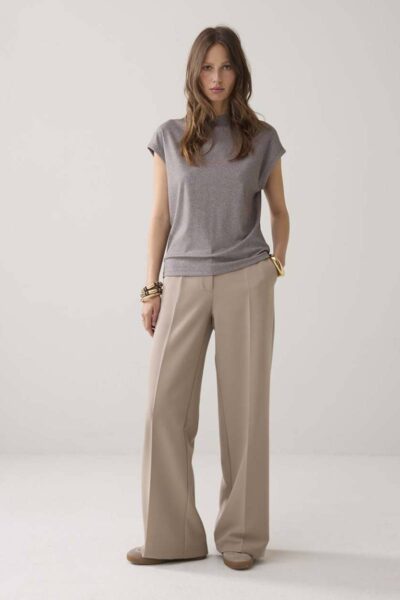 Top melange lurex rib funghi Summum