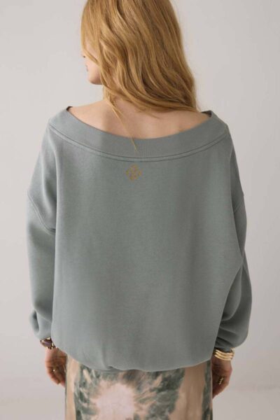 Balloon fit sweatshirt sea glass Summum