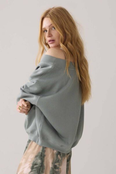 Balloon fit sweatshirt sea glass Summum