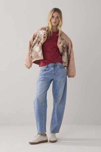 Top basic rhinestone brick red Summum