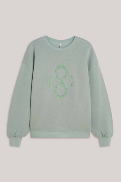 Jersey soft sweat eucalyptus Summum Woman