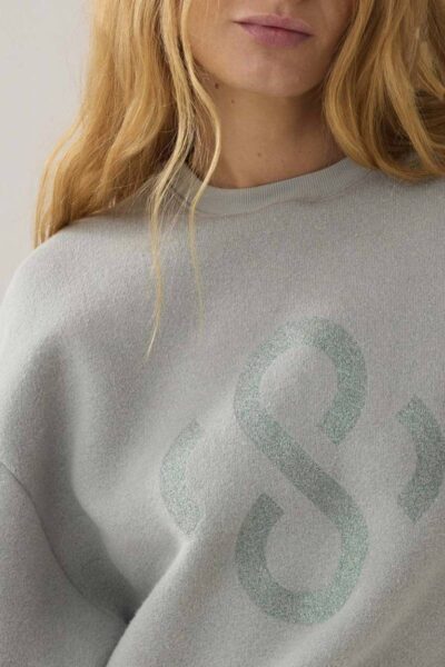 Jersey soft sweat eucalyptus Summum Woman