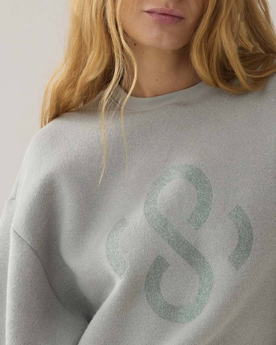 Jersey soft sweat eucalyptus Summum Woman - Afbeelding 5