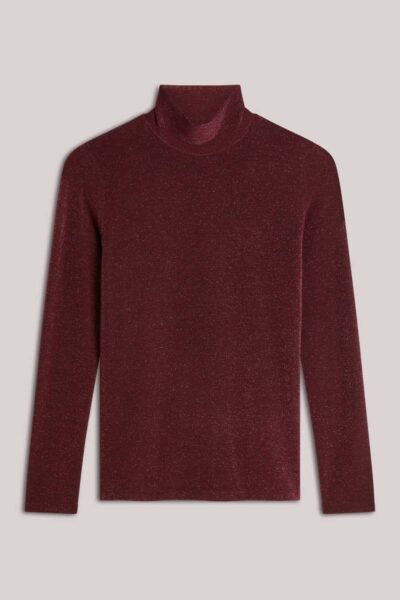 Top sodt lurex merlot Summum Woman