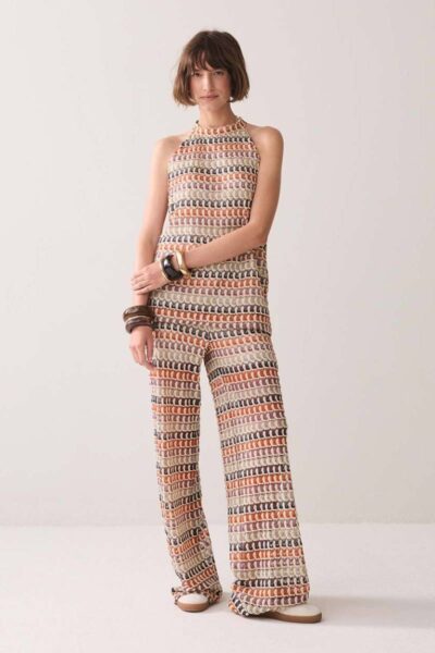 Top multicolour crochet Summum
