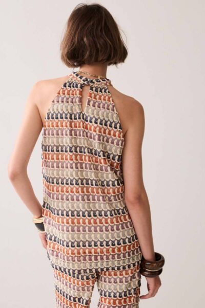 Top multicolour crochet Summum