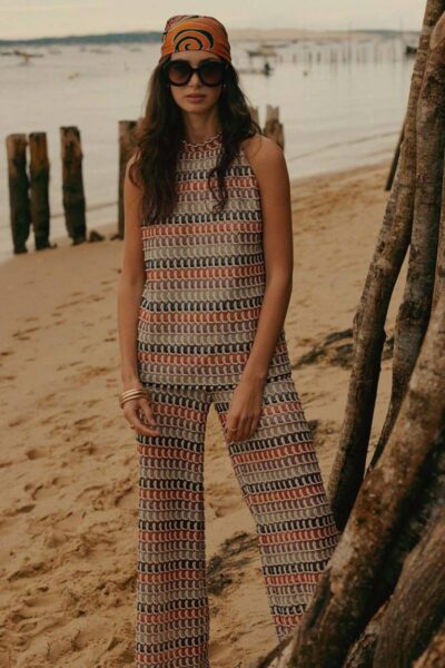Top multicolour crochet Summum