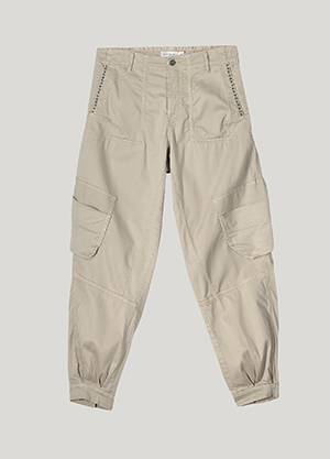 Cargo pants soft stretch cashmere Summum