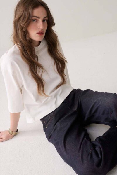 Tapered jeans silas stretch denim blue Summum