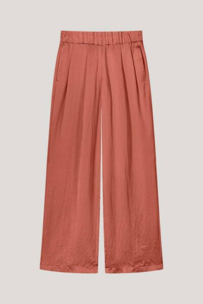 Trousers heavy silky touch sephia blush Summum