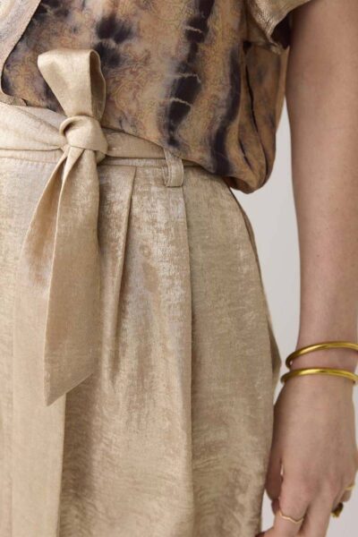 Short metallic lamee sesame Summum
