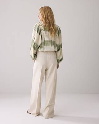 Trousers uni pebble beige Summum