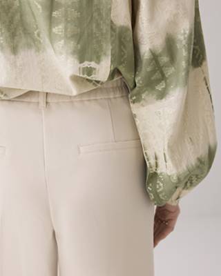 Trousers uni pebble beige Summum