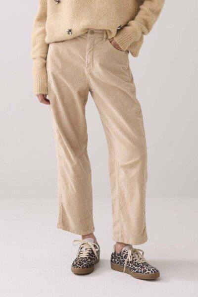 Cocoon pants cotton flex cord alpaca Summum