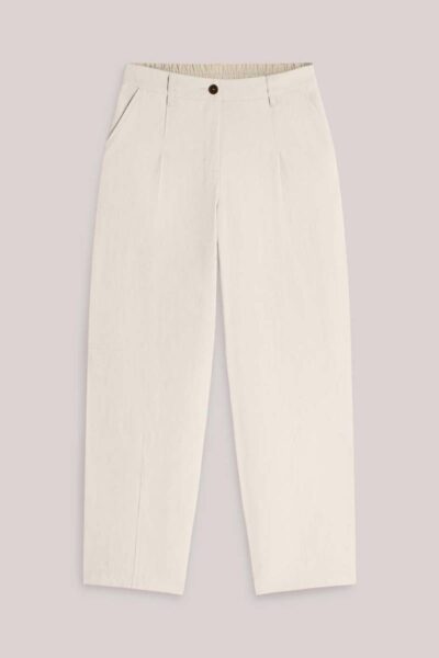 Trousers balloon fit ivory Summum