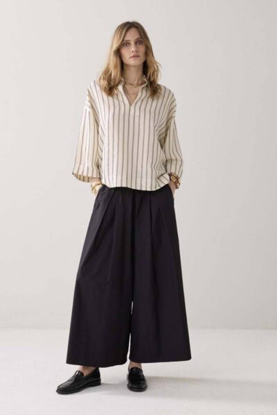 Trousers taft light black Summum