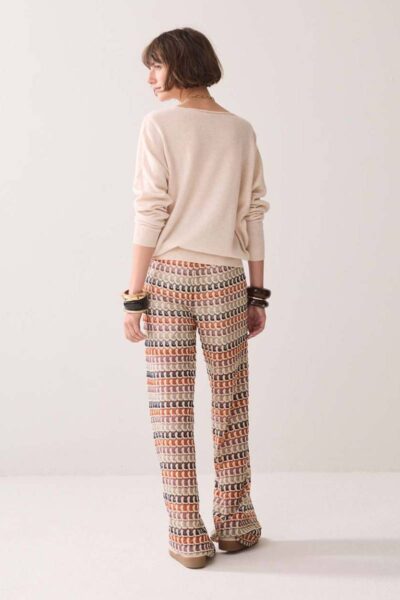 Trouser multicolour crochet Summum