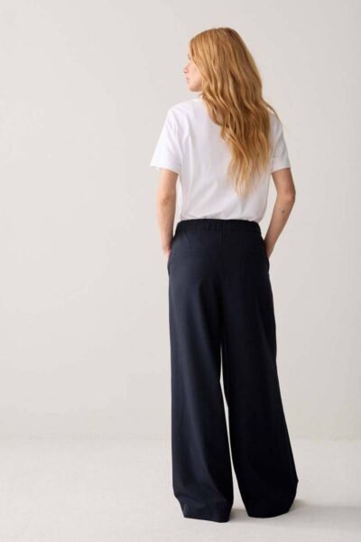 Trousers pinstripe small midnight blue Summum