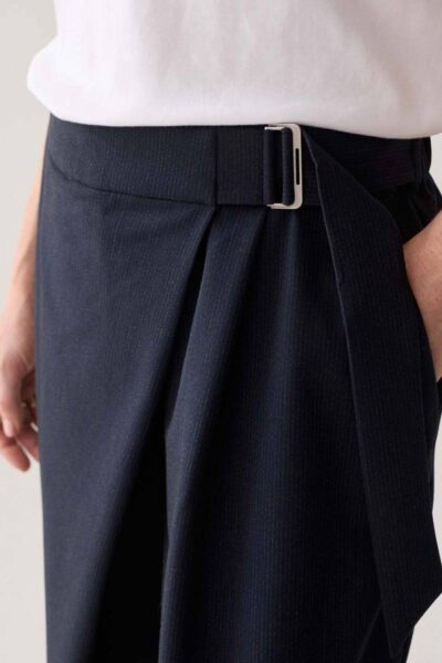 Trousers pinstripe small midnight blue Summum