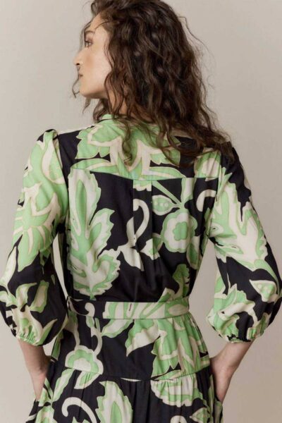 Dress floral print multicolour Summum