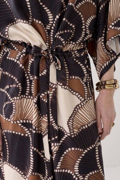 Dress all over twill satin multicolour Summum