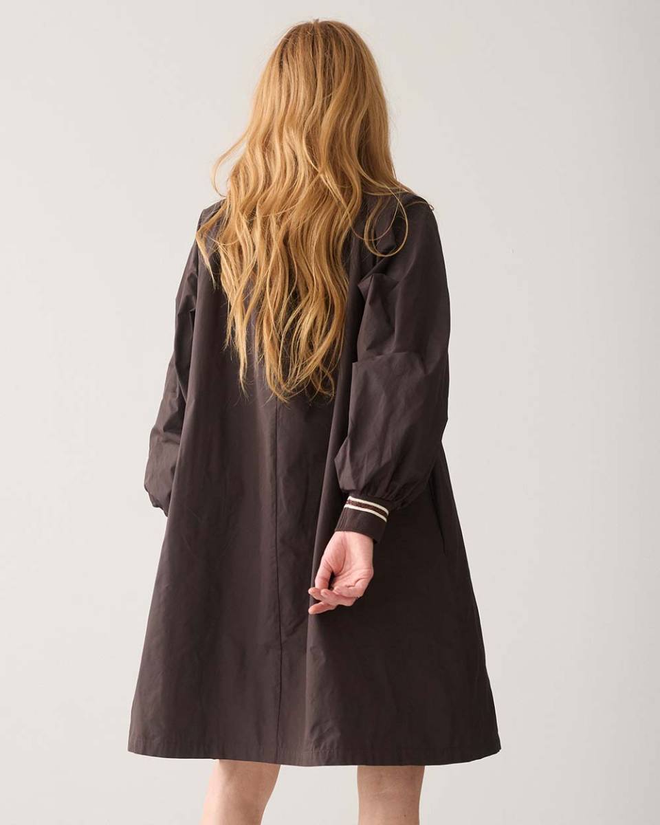 Dress taft light dark chocolate Summum - Afbeelding 3