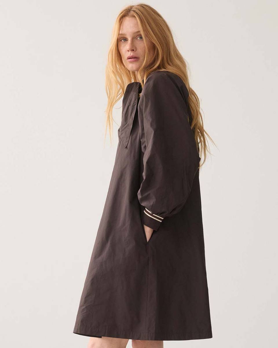 Dress taft light dark chocolate Summum - Afbeelding 2