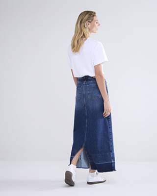 Denim skirt cotton comford denim Summum