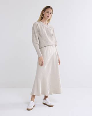 Skirt shimmer heavy cashmere Summum