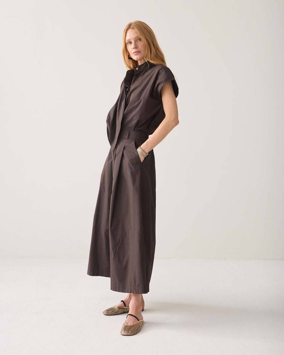 Skirt taft light dark chocolate Summum - Afbeelding 2
