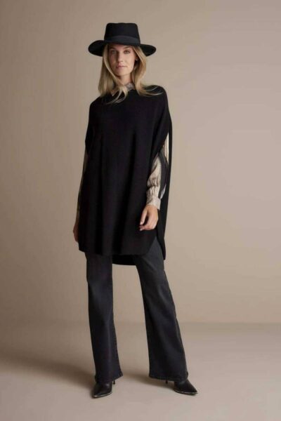 Sleeveless sweater black Summum Woman