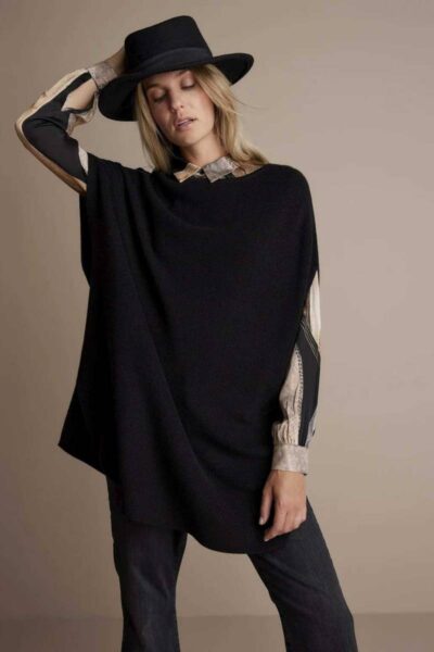 Sleeveless sweater black Summum Woman