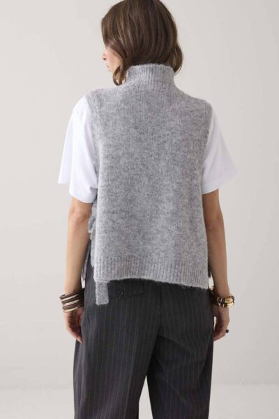 Embellished spencer cozy mel.knit mist Summum