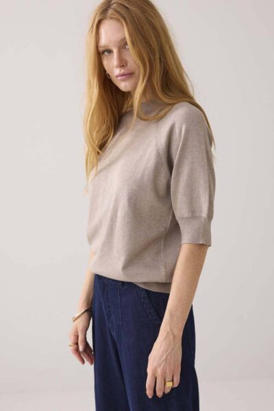 Short sleeve sweater funghi Summum