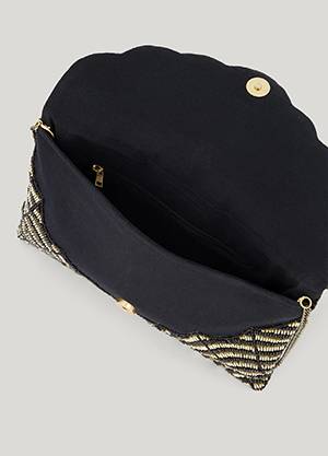 Beaded clutch black Summum Woman