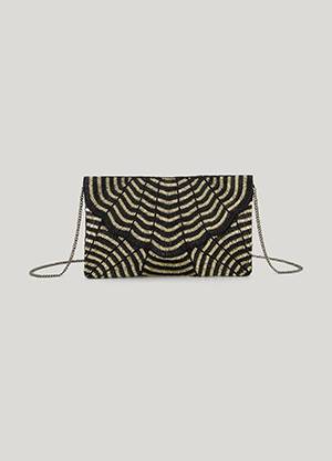 Beaded clutch black Summum Woman
