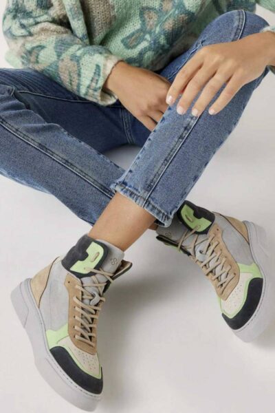 Hightop sneaker fog Summum Woman