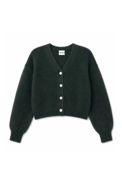 Malia bottoned v-neck cardigan military TWNS