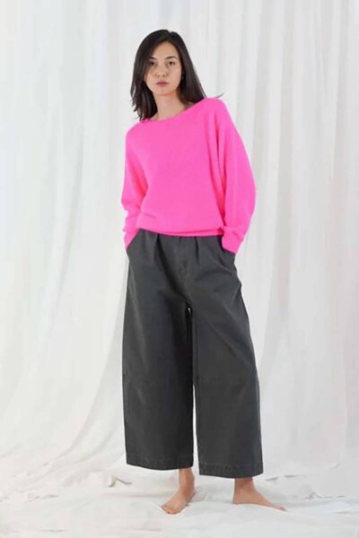 Sanibel sweater neon pink TWINS the label