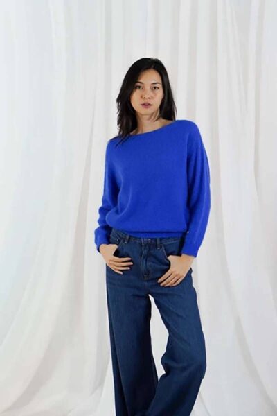 Sanibel sweater electric blue TWINS the label