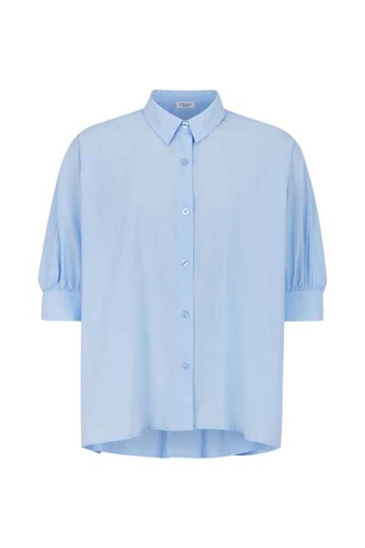 Anabel oversize shirt chambray blue TOODAY
