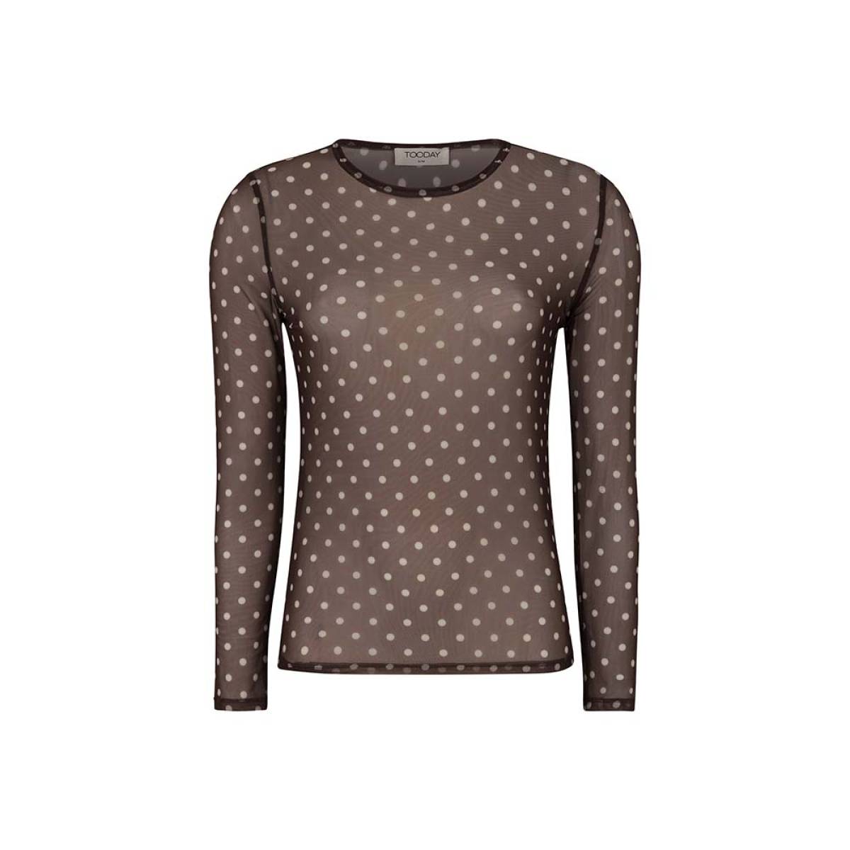 Drew dot ls top brown ground TOODAY